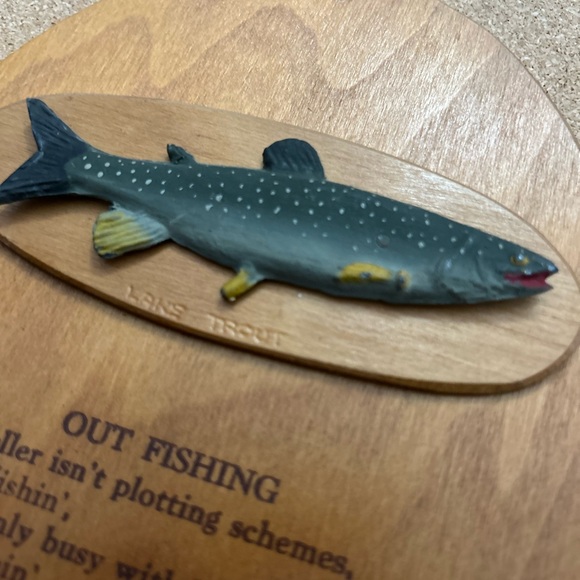 Whimsical Fisherman’s Plaque - Picture 3 of 5